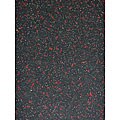 Black/ Red Synthetic Rubber Floor Tiles
