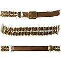 Linea Pelle Women's Laced Chain Hip Belt