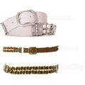 Linea Pelle Women's Laced Chain Hip Belt