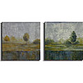 Cheryl Martin 'Stormy Weather' Canvas 2-piece Art