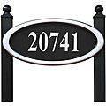Black Post Kit For Address Plaque