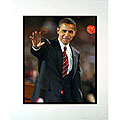 Double-matted 11x14 Obama Waving Photo Print