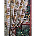 Yellow Flower Pots Curtains (57 in. x 96 in.)