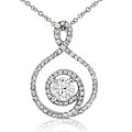 18/14k White Gold 4/5ct TDW Diamond Necklace (H-I, SI)