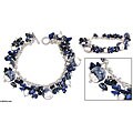 Sterling Silver 'Indigo Spirit' Sodalite Bracelet (Peru)