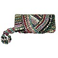 Beaded 'Historic Luxury' Wristlet Handbag (India)
