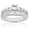 14k Gold 1 1/2ct TDW Diamond Bridal Ring Set (G-H-I, SI)