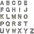Beau Nouveau 10 mm Square Rhinestone Letters