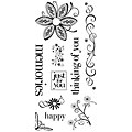 Fiskar Wild Daisy Road Clear Stamps