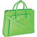 McKlein Green Lake Forest Leather Laptop Case