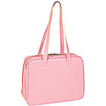 McKlein Pink Evanston Italian Leather Laptop Case