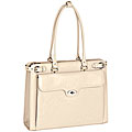 McKlein Sand Winnetka Italian Leather Laptop Briefcase