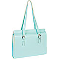 McKlein Blue Deerfield Italian Leather Laptop Case
