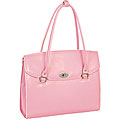 McKlein Pink Geneva Italian Leather Laptop Case