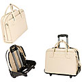 McKlein Sand Willowbrook Detachable-Wheeled Laptop Briefcase
