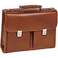 McKlein Brown Hamilton Leather Executive Briefcase