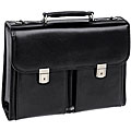 McKlein Black Hamilton Leather Executive Briefcase