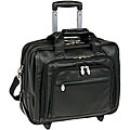 McKlein USA Black Gold Coast 17-inch Detachable-wheeled Laptop Case