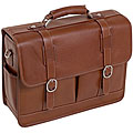 McKleinUSA Beverly Brown Leather Laptop Case