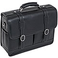 McKleinUSA Beverly Black Leather Laptop Case