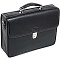 McKleinUSA Ashburn Black Leather Laptop Case