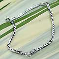 Sterling Silver 'Loyal Dragon' Chain Necklace (Thailand)