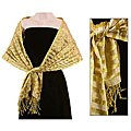 Silk 'Yellow Freesia' Shawl (Thailand)