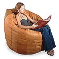 'Caress' Leather Beanbag (Brazil)
