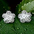 'Desert Orchid' Earrings (Indonesia)