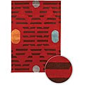 Hand-tufted Contemporary Wool Rug (5' x 7'6)