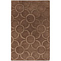 Hand-tufted Contemporary Wool Rug (7'9 Round)