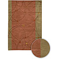 Hand-tufted Dani Wool/ Silk Rug (5' x 7'6)