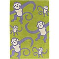 Hand-tufted Contemporary Toddler Rug (2'6 x 7'6)