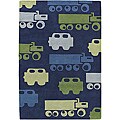 Hand-tufted Contemporary Toddler Rug (2'6 x 7'6)