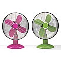 Deco Breeze Fuchsia 10-inch Metal Fan