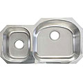 Undermount Stainless Steel 16 Gauge Double Bowl Kitchen Sink