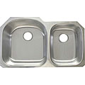 Undermount Stainless Steel 16 Gauge Double Bowl Kitchen Sink