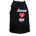 Ruff Ruff and Meow 'Jesus Loves Me' Cotton Dog's Tank Top