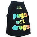 'Pugs Not Drugs' Pet Tee
