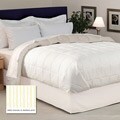 300 Thread Count Reversible White to Bamboo Print Down Blanket