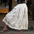 Beaded 'Golden Sparkle' Skirt (India)