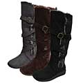 Adi Designs Faux Fur Microsuede Boot