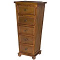 Wood 5-drawer Reverse Pyramid What-not