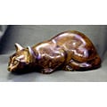 Pouncing Calico Cat Pet Urn - For cats up to 35 lbs