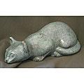 Pouncing Cat Patina Pet Urn - For cats up to 35 lbs.