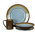 Virginia Blue Deluxe16-piece Dinnerware Set