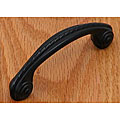 Matte Black Rope Cabinet Hardware Pull 