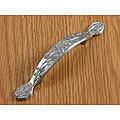 Satin Nickel Handle Vineyard Harvest Cabinet Pull 