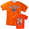Denver Broncos Champ Bailey 'Got Champ?' Orange T-shirt