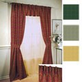 Malmaison 4-piece Pleated Curtain Set (24 in. x 84 in.)